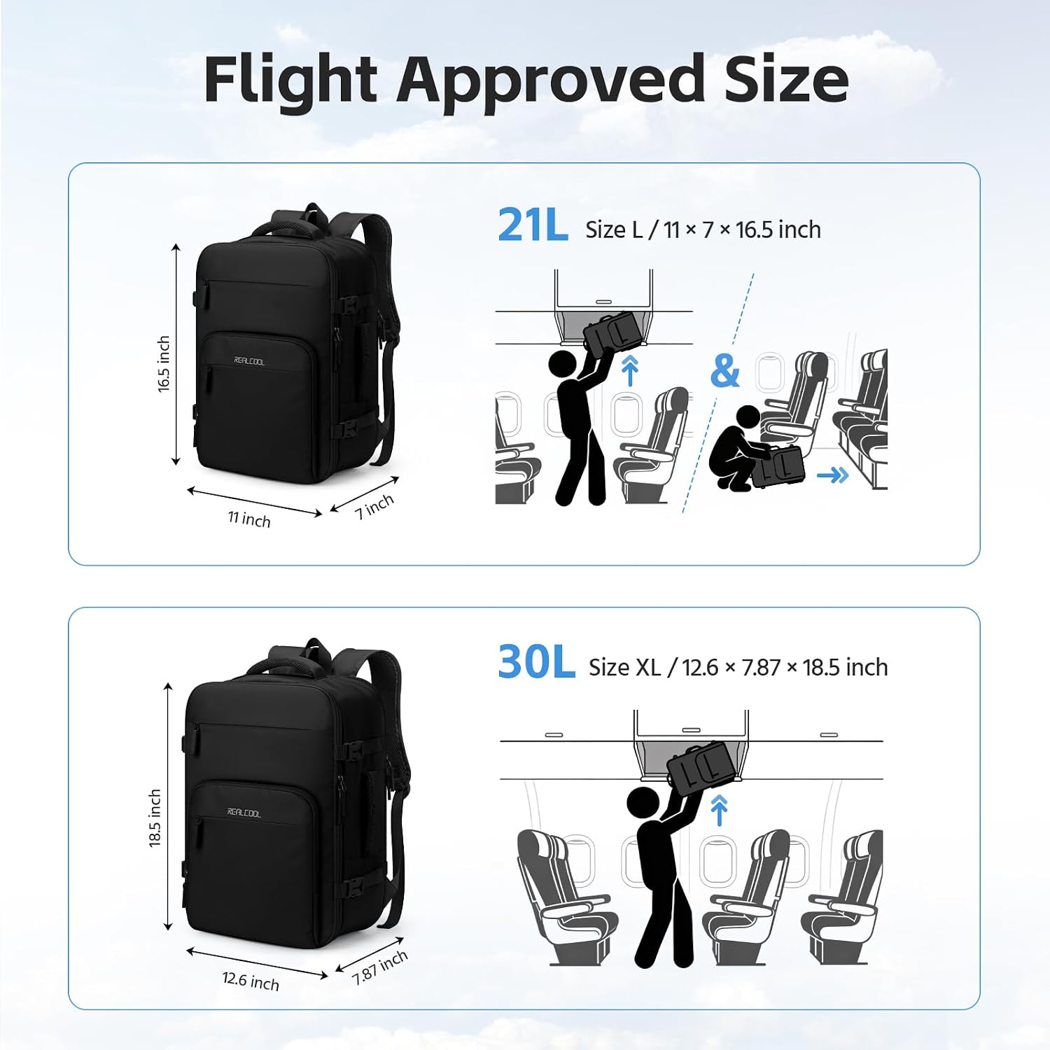 17.3" Carry-On Pack, Black — view 5