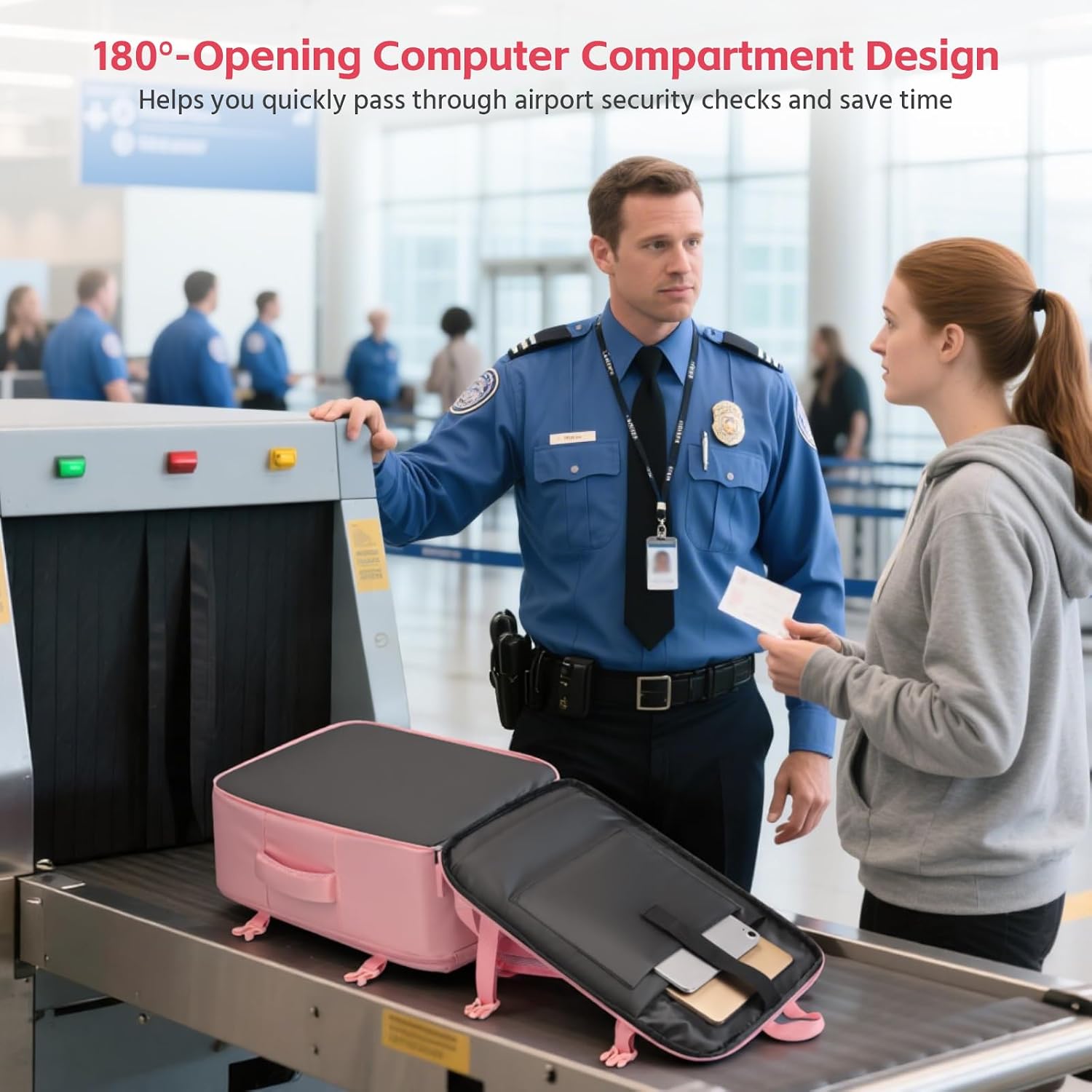 17.3" Carry-On Pack, Pink — view 2